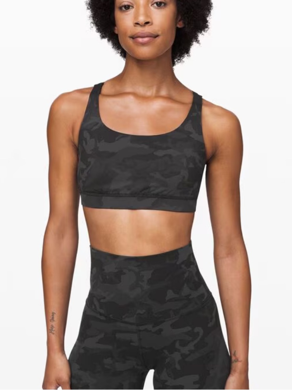 Lululemon Camo Energy Bra